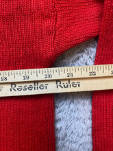 Load image into Gallery viewer, VTG Knit Concept Sweater Womens Large Red Sequined Colorful Outerwear Pullover
