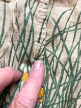 Load image into Gallery viewer, Mill Valley Shirt Womens Medium Beige Oversized Button Up Butterfly Whimsical
