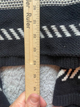 Load image into Gallery viewer, Torrid Sweater Womens 4 4X Black White Waterfall Open Front Cardigan Draped Lady
