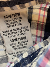 Load image into Gallery viewer, Vintage Looney Tunes Shirt Womens 14W/16W Navy Pink Tweety Bird Sylvester Plus
