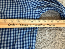 Load image into Gallery viewer, Nat Nast Shirt Adult Medium Blue Checkered Button Up Casual Luxury Original Mens
