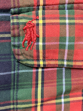 Load image into Gallery viewer, Ralph Lauren Shirt Adult Extra Large Whitfield Classic Fit Red Green Plaid Mens

