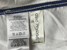 Load image into Gallery viewer, Eddie Bauer Jacket Womens 10 Small White Legend Wash Stretch Buttons Spandex NWT
