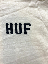 Load image into Gallery viewer, HUF Shirt Adult Large Beige Big H Logo Essentials Classic Crewneck Mens NWT
