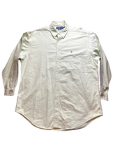 Load image into Gallery viewer, Ralph Lauren Shirt Adult 17 34/35 Keylime Green Flesh Pony Yarmouth Dress Mens

