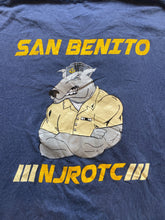 Load image into Gallery viewer, San Benito ROTC Shirt Adult Small Navy Blue NJROTC Mad Boar Streetwear Mens

