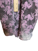 Load image into Gallery viewer, Vera Wang Princess Dress Womens Large Purple Gray Fairycore Maxi Lining Floral
