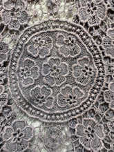 Load image into Gallery viewer, Origami by Vivien Sweater Womens Medium/Large Lace Crochet Cardigan Boho Beachy
