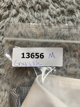 Load image into Gallery viewer, Indian Tailor Shirt Adult Large Gray White Button Up Casual Flip Cuffs Mens
