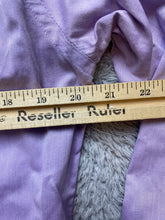 Load image into Gallery viewer, Castro Black Shirt Adult Medium Lavender Flip Cuffs Contrast Button Up Dress Men
