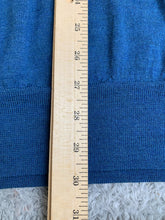 Load image into Gallery viewer, Brooks Brothers Sweater Adult Extra Large Blue 1/4 Zip Italian Yarn Collared Men
