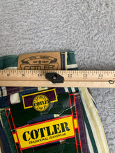 Load image into Gallery viewer, Cotler Shorts Womens 14 (25x12) Maroon Blue Green Stripe Bermuda Flat Front NWT
