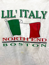 Load image into Gallery viewer, VTG Lil' Italy Shirt Adult Extra Large Ivory North End Boston Sportswear Mens

