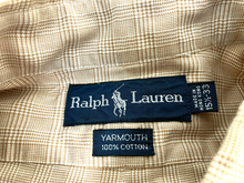 Load image into Gallery viewer, Ralph Lauren Shirt Adult 15.5 33 (2XL) Brown Houndstooth Button Up Yarmouth Mens
