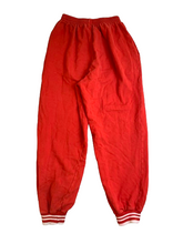 Load image into Gallery viewer, Mickey Mouse Pants Youth 24x25.5 Red Tapered Sweatpants Jogger Disney Boys
