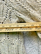 Load image into Gallery viewer, White House Black Market Sweater Womens Medium Gray Silver Knit Cowl Neck Boho
