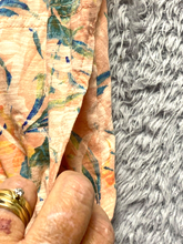 Load image into Gallery viewer, Fresh Produce Dress Womens Small Peach Cut Out AOP Flower Boho Summer Sample USA
