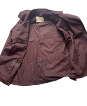 Load image into Gallery viewer, Everlane Jacket Womens Small Burgundy Double Breasted Trench Coat Oversized
