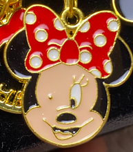 Load image into Gallery viewer, Mickey Mouse Safety Pin Charms Winking Minnie Bow Rainbow Pride Happy Disney
