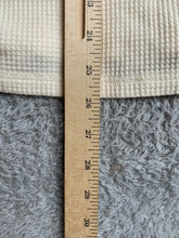 Load image into Gallery viewer, J Jill Sweater Womens Extra Large Cream Ruched Cowl Neck Waffle Knit Oversized
