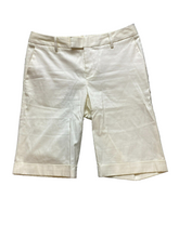 Load image into Gallery viewer, Banana Republic Shorts Womens 6 (33x10) Ivory Martin Fit Stretch Spandex Ladies
