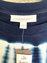 Load image into Gallery viewer, J Jill PureJill Dress Womens Large Blue Everyday Blum Oversized Sweatshirt NWT

