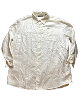 Load image into Gallery viewer, Greg Norman Shirt Adult 2XL XXL White Textured Button Up Shark Sporty Casual Men
