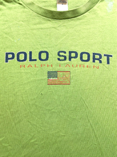 Load image into Gallery viewer, POLO Ralph Lauren Shirt Adult Large Avocado Green Spell Out Streetwear USA Mens
