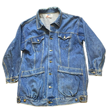 Load image into Gallery viewer, Vintage Filippo Totti Jacket Adult Medium Blue Denim Button Up Trucker Jean Mens
