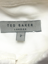 Load image into Gallery viewer, Ted Baker Shirt Adult 2 / (Extra Large) White Button Up Dress Soft London Mens
