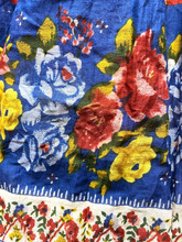 Load image into Gallery viewer, Basic Editions Skirt Womens Medium (38x35) AOP Flower Boho Peasant Maxi Indie
