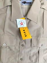 Load image into Gallery viewer, Conqueror Shirt Adult 36-REG Medium Tan Military Army Uniform Workwear USA Mens
