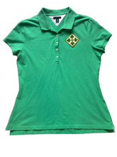 Load image into Gallery viewer, Tommy Hilfiger Shirt Womens Extra Large Preppy 4th Infantry Division Patch Polo
