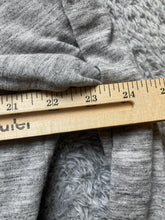 Load image into Gallery viewer, Athleta Sweater Womens Large Tall Gray Open Front Waterfall Cardigan Thumbhole
