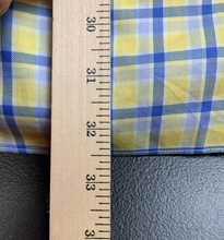 Load image into Gallery viewer, Orvis Shirt Adult Large Yellow Blue Plaid Button Up Casual Classic Collared Mens
