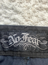 Load image into Gallery viewer, No Fear Shorts Adult 33x12 Black Embroidered Logo Grunge Skater Outdoor Mens

