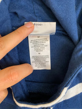 Load image into Gallery viewer, Mickey &amp; Minnie Mouse Sweatshirt Womens Medium Crochet Lace Trim Hoodie Disney
