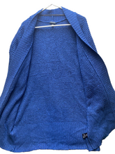 Load image into Gallery viewer, Torrid Sweater Womens 3 (3X) Blue Knitted Cardigan Open Front Jacket Ladies
