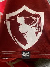 Load image into Gallery viewer, Hyper Favor Shirt Adult 2XL XXL Maroon Argyle Diamond Golfing Golf Polo Mens
