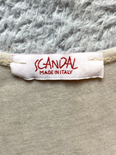 Load image into Gallery viewer, Scandal Shirt Women Small Taupe Tank Viscose Scoop Neck Racerback Pullover Italy
