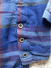 Load image into Gallery viewer, Prana Shirt Womens Small Blue Plaid Fillary Oversized Organic Cotton Ladies
