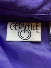 Load image into Gallery viewer, Vintage Cervelle Shirt Womens 3X Purple Embroidery Pure Silk Plus Ladies NWT
