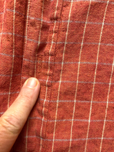 Load image into Gallery viewer, Roper Shirt Adult Extra Large Linen Blend Western Rodeo Flip Cuffs Contrast Mens
