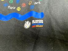 Load image into Gallery viewer, VTG Children's Art Project Shirt Adult Extra Large Black Cancer Center 90s Mens
