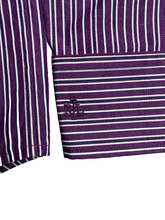 Load image into Gallery viewer, Lauren Ralph Lauren Shirt Adult Large Purple Striped Button Up LRL Casual Mens
