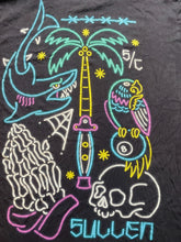 Load image into Gallery viewer, Sullen Clothing Shirt Adult Large Black Fade Choloha 2020 Artsy Art Shark Mens
