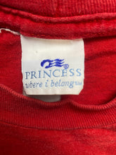 Load image into Gallery viewer, VTG Princess Cruises Shirt Adult 2XL XXL Red Juneau Alaska Single Stitch Mens
