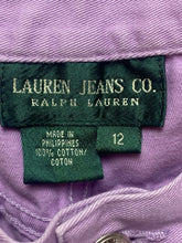 Load image into Gallery viewer, Lauren Ralph Lauren Pants Womens 12 (32x20) Lavender Capri Cropped Denim Ladies
