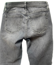 Load image into Gallery viewer, J Crew Jeans Womens 25x27 Black Whiskered 8" Toothpick Super Skinny Denim Ladies
