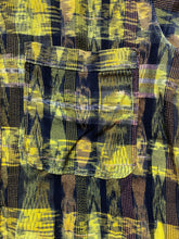 Load image into Gallery viewer, El Gringo Imports Shirt Adult Medium Yellow Black Plaid Button Up Casual Mens
